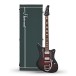 Hartwood Charger Electric Guitar & Hard Case, Cigar Burst