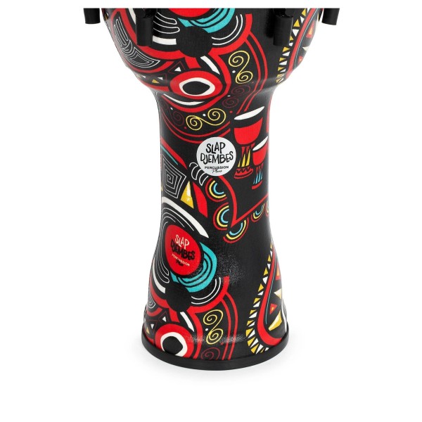 Percussion Plus Slap Djembe, Mechanically Tuned, 8 inch Head, Carnival 7