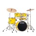 Tama Imperialstar 18'' 5pc Drum Kit, Electric Yellow