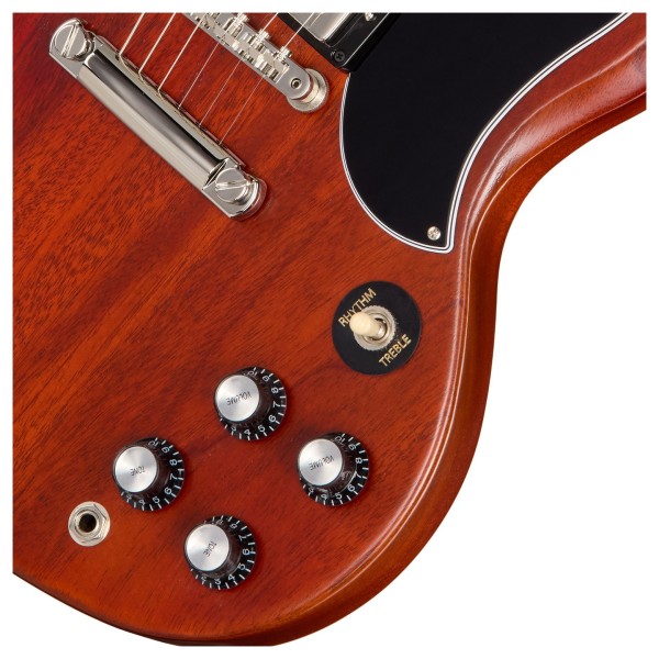 Gibson SG Standard '61 Faded, Faded Vintage Cherry Satin - controls