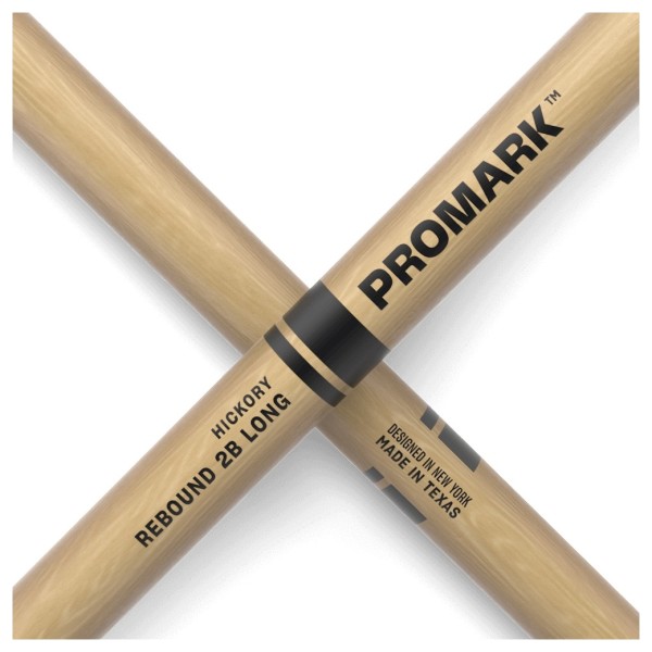 Promark Rebound 2B Long Hickory Drumstick Acorn Wood Tip