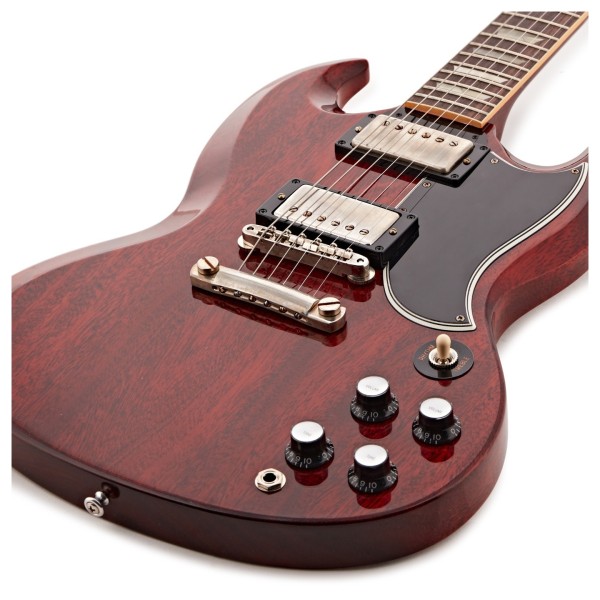 Gibson Custom 1961 Les Paul SG Standard Reissue Stop-Bar VOS, Cherry Red #503331 - body