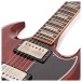 Gibson Custom 1961 Les Paul SG Standard Reissue Stop-Bar VOS, Cherry Red #503331 - upper frets