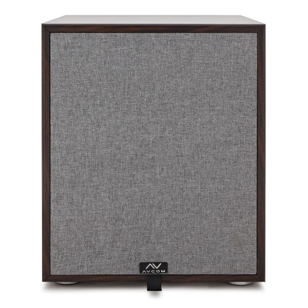 AVCOM 12" Active Subwoofer, Walnut