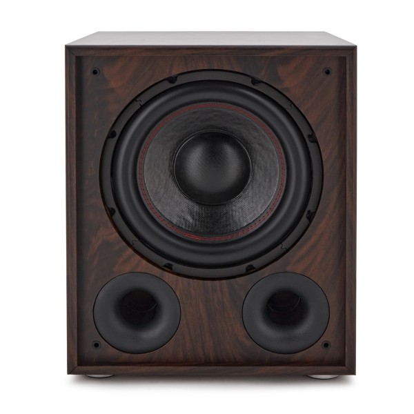 AVCOM 12" Active Subwoofer, Walnut