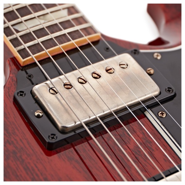 Gibson Custom 1961 Les Paul SG Standard Reissue Stop-Bar VOS, Cherry Red #503331 - neck pickup