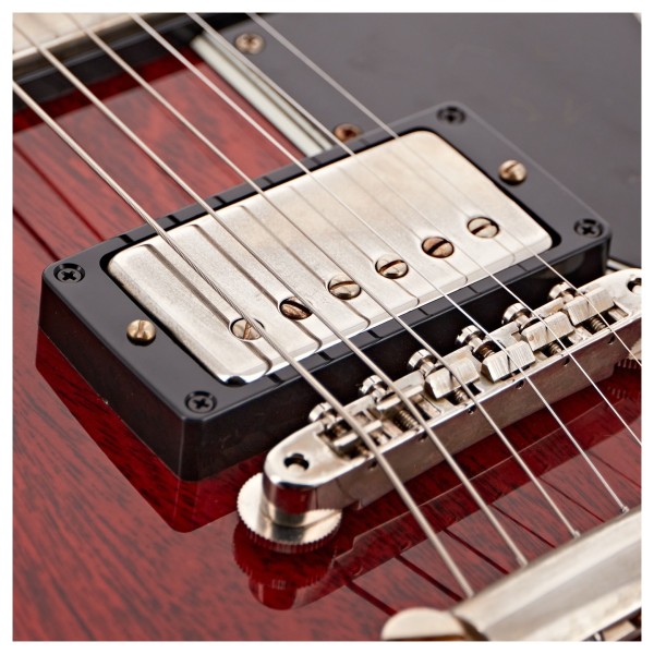 Gibson Custom 1961 Les Paul SG Standard Reissue Stop-Bar VOS, Cherry Red #503331 - bridge pickup