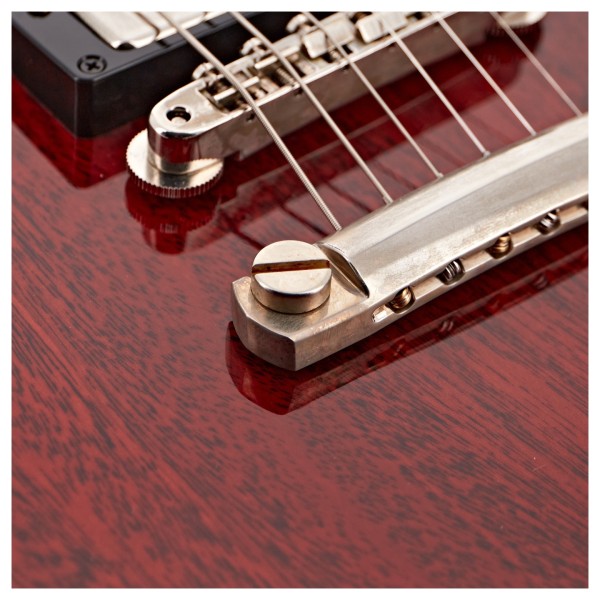 Gibson Custom 1961 Les Paul SG Standard Reissue Stop-Bar VOS, Cherry Red #503331 - bridge
