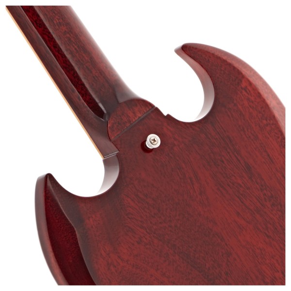 Gibson Custom 1961 Les Paul SG Standard Reissue Stop-Bar VOS, Cherry Red #503331 - neck joint