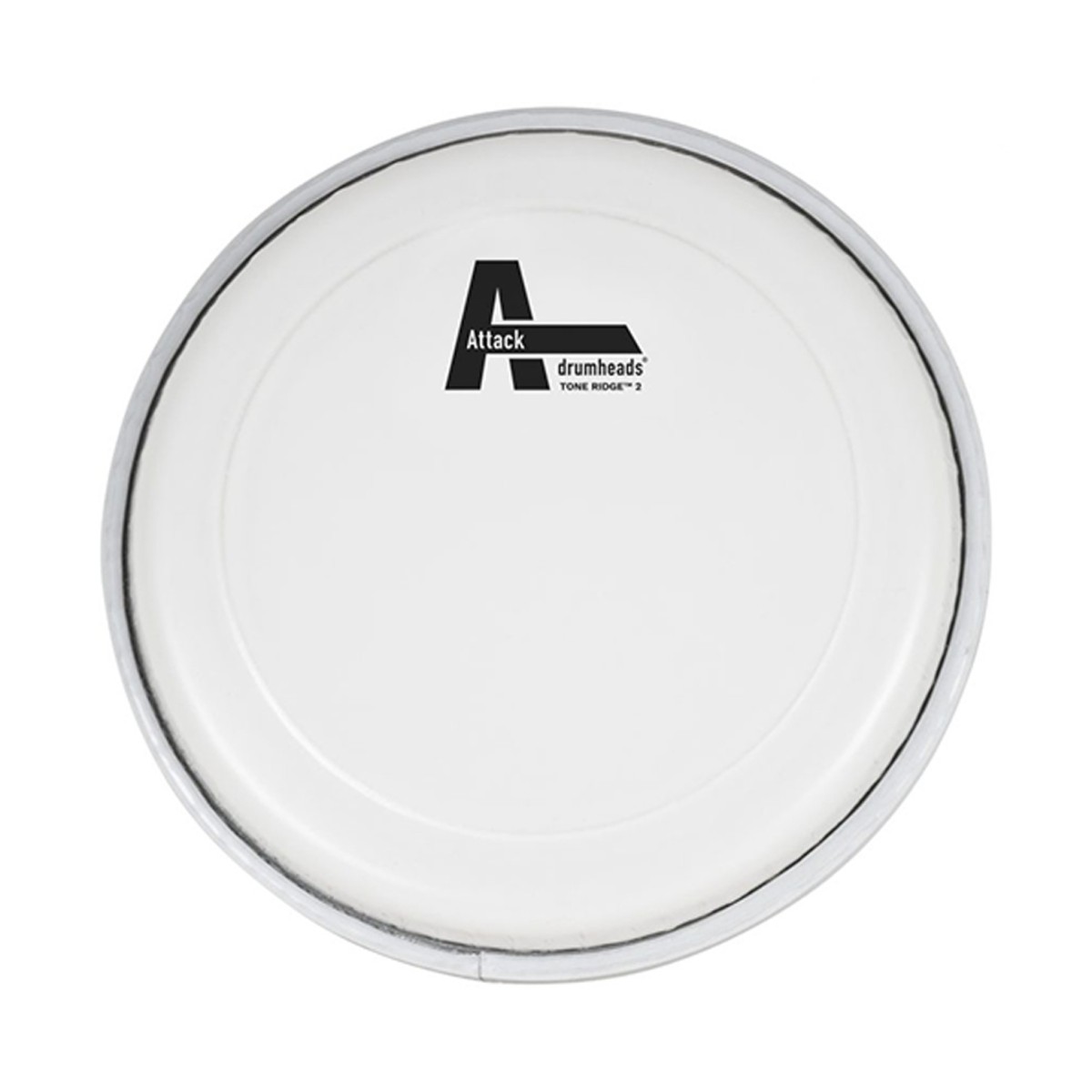 Click to view product details and reviews for Attack 10 Toneridge2 2ply Medium White Coated Drum Head.