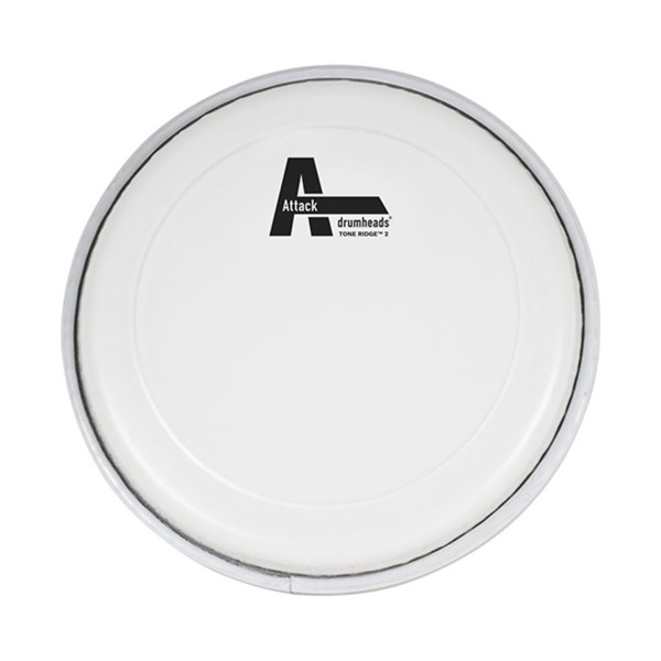 Attack 10" ToneRidge2 2Ply Medium White Coated Drum Head