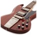 Gibson Custom Murphy Lab 1964 SG Standard Reissue Maestro Vibrola Heavy Aged, Faded Cherry #505434 - body