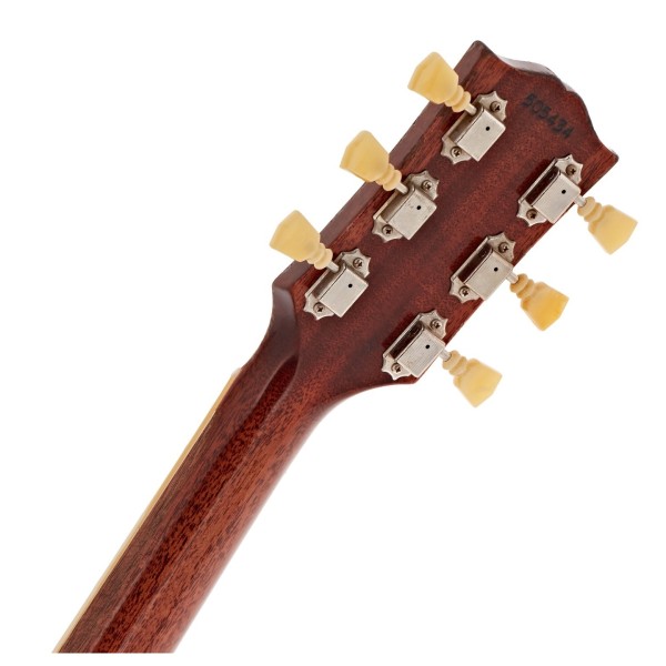 Gibson Custom Murphy Lab 1964 SG Standard Reissue Maestro Vibrola Heavy Aged, Faded Cherry #505434 - back of headstock