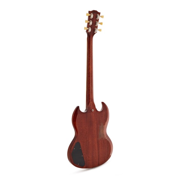 Gibson Custom Murphy Lab 1964 SG Standard Reissue Maestro Vibrola Heavy Aged, Faded Cherry #505434 - back