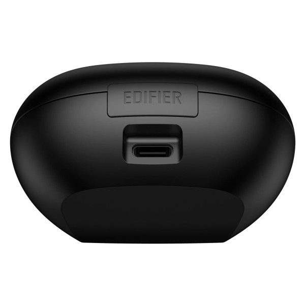 Edifier Neobuds Plus True Wireless Bluetooth Earbuds With Active Noise Cancellation, Black - Case Closed Rear