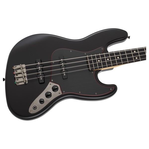 Fender Made in Japan Limited Hybrid II Jazz Bass Noir RW, Black - body