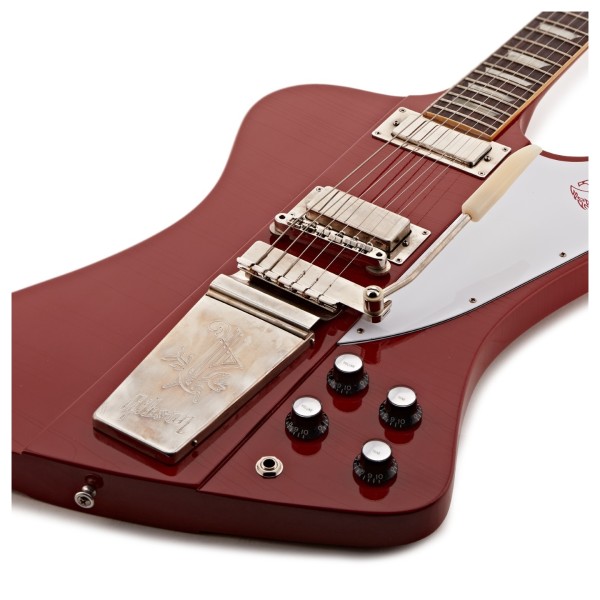 Gibson Custom 1963 Firebird V Maestro Vibrola Ultra Light Aged, Ember Red #407713 - body