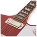 Gibson Custom 1963 Firebird V Maestro Vibrola Ultra Light Aged, Ember Red #407713 - upper frets