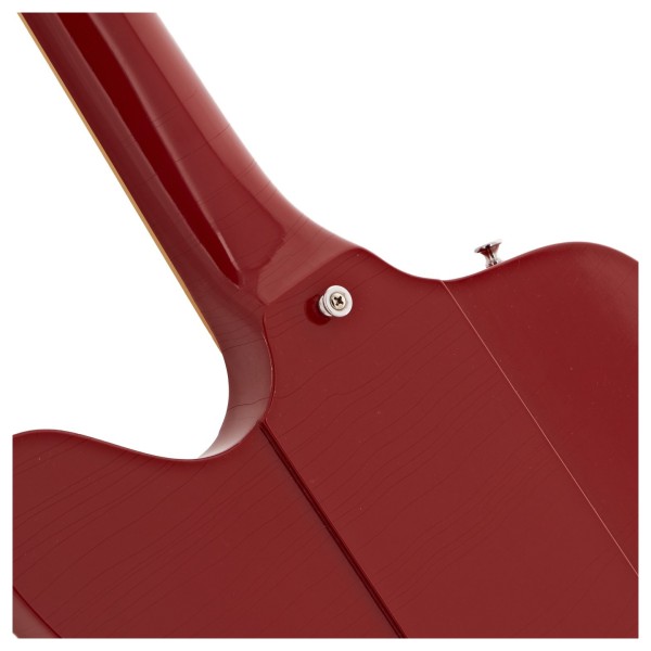 Gibson Custom 1963 Firebird V Maestro Vibrola Ultra Light Aged, Ember Red #407713 - neck joint