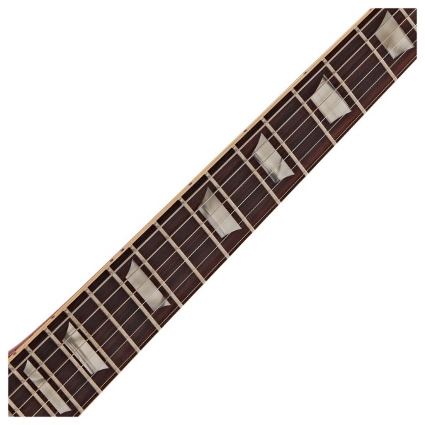 Gibson Custom 1963 Firebird V Maestro Vibrola Ultra Light Aged, Ember Red #407713 - neck