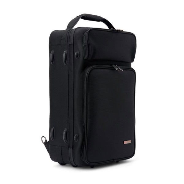 Protec Pro Pac Triple Trumpet Case, Black Angled 1