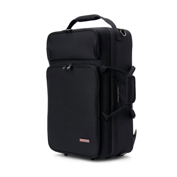 Protec Pro Pac Triple Trumpet Case, Black Angled 2