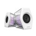 Edifier G2000 PRO 2.0 Bluetooth Gaming Speakers With RGB Lighting, White