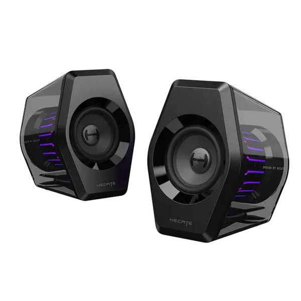 Edifier G2000 PRO 2.0 Bluetooth Gaming Speakers With RGB Lighting, Black - face in 