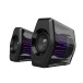Edifier G2000 PRO 2.0 Bluetooth Gaming Speakers With RGB Lighting, Black - face out 