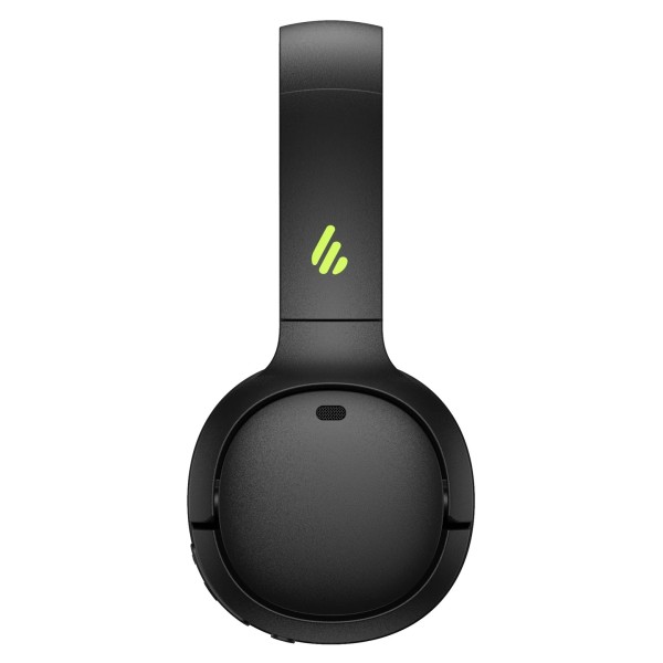 Edifier WH500 On-Ear Bluetooth Headphones, Black - Side