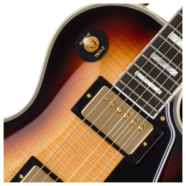 Epiphone Les Paul Custom Inspired By Gibson, Sedona Burst - pickup selector