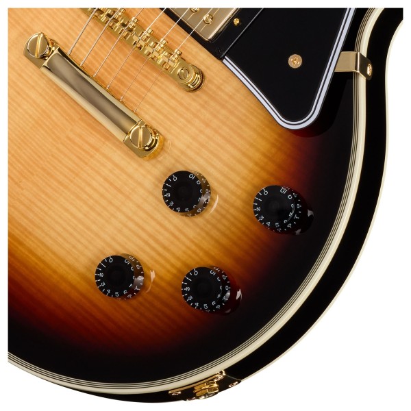 Epiphone Les Paul Custom Inspired By Gibson, Sedona Burst - controls