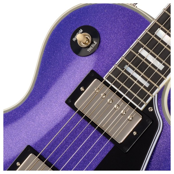 Epiphone Les Paul Custom Inspired By Gibson, Amethyst Sparkle - pickup selector