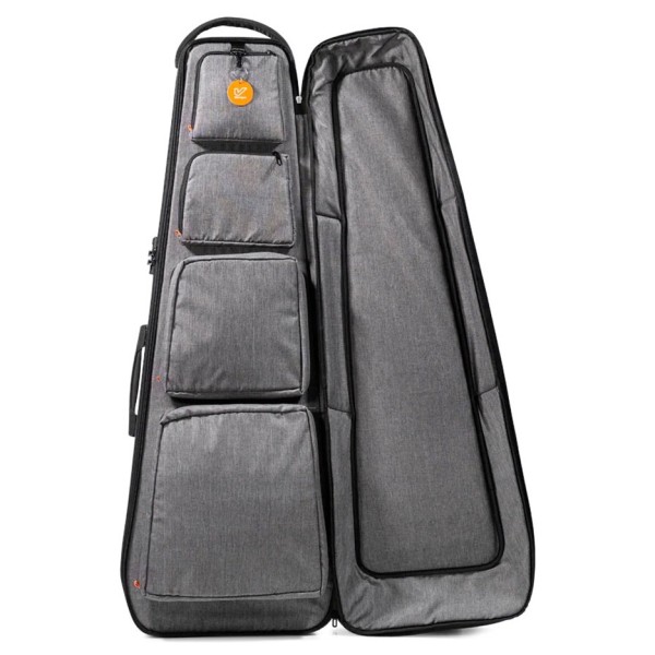 Gruv Gear Kapsule DUO Bass Case for 2 Bass Guitars - interior
