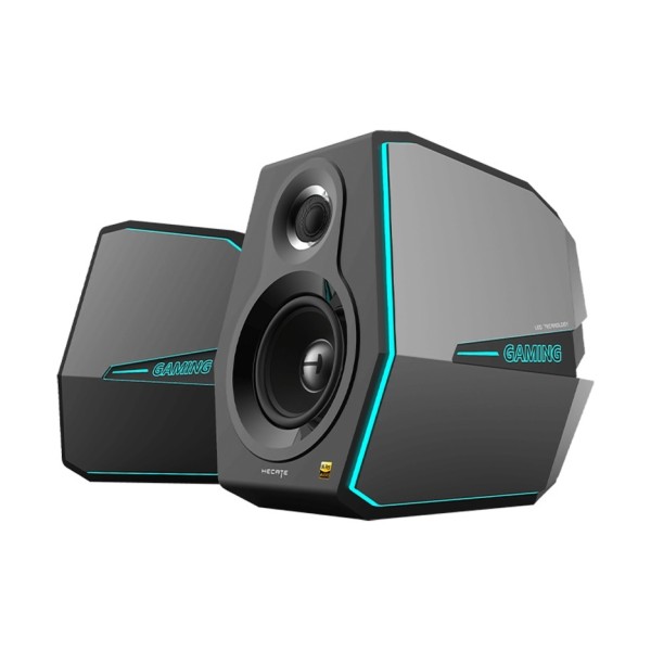 Edifier G5000 Hi-Res 2.0 Bluetooth Gaming Speakers With RGB Lighting, Black - angles 