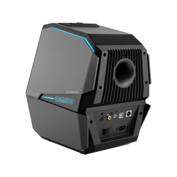 Edifier G5000 Hi-Res 2.0 Bluetooth Gaming Speakers With RGB Lighting, Black - rear 