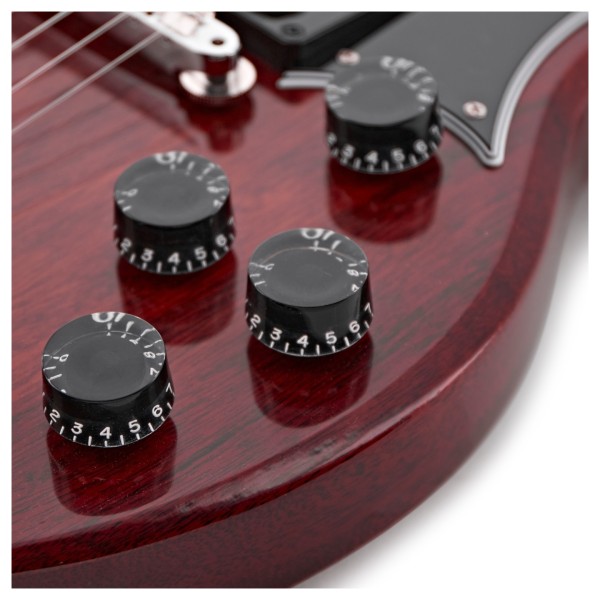 Gibson Custom 1969 EDS 1275 Jimmy Page Doubleneck Cherry VOS, '69 Cherry #CS503657 - controls