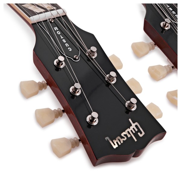 Gibson Custom 1969 EDS 1275 Jimmy Page Doubleneck Cherry VOS, '69 Cherry #CS503657 - 6-string headstock