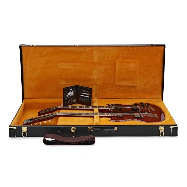 Gibson Custom 1969 EDS 1275 Jimmy Page Doubleneck Cherry VOS, '69 Cherry #CS503657 - guitar in case