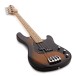 Sandberg California VS Shortscale 4-String, Highgloss Tobacco Sunburst - angled shot