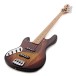 Sandberg TT Greenline 4-String Left Handed Bass, Matt 3-Tone Sunburst - angled shot