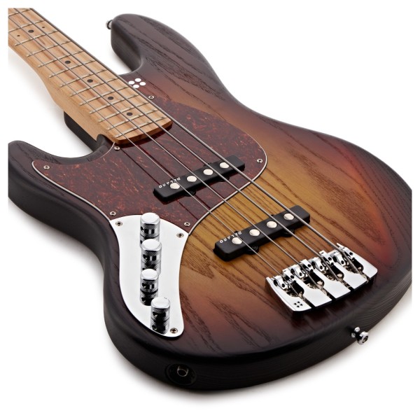 Sandberg TT Greenline 4-String Left Handed Bass, Matt 3-Tone Sunburst - body