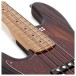 Sandberg TT Greenline 4-String Left Handed Bass, Matt 3-Tone Sunburst - upper frets
