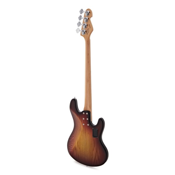 Sandberg TT Greenline 4-String Left Handed Bass, Matt 3-Tone Sunburst - back