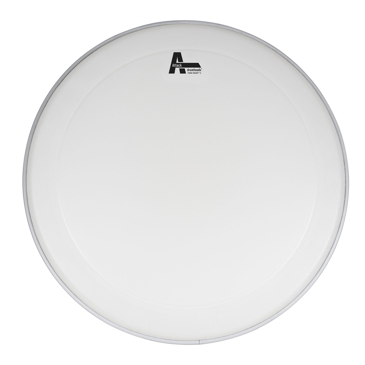 Click to view product details and reviews for Attack 16 Toneridge2 2ply Medium White Coated Drum Head.