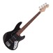 Sandberg California TT Shortscale Greenline 4-String Bass, Mat Black