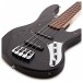 Sandberg California TT Shortscale Greenline 4-String Bass, Mat Black - body