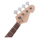 Sandberg California TT Shortscale Greenline 4-String Bass, Mat Black - headstock