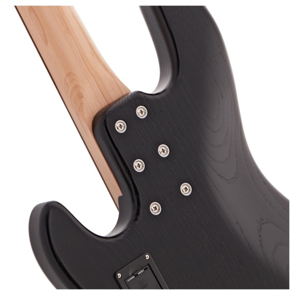 Sandberg California TT Shortscale Greenline 4-String Bass, Mat Black - neck joint