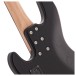 Sandberg California TT Shortscale Greenline 4-String Bass, Mat Black - neck joint
